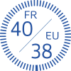 Veľkosť 38 (EU)