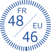 Veľkosť 46 (EU)